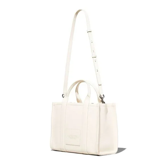 MARC JACOBS The Leather Medium Tote Bag – Cotton - Picture 3 of 10